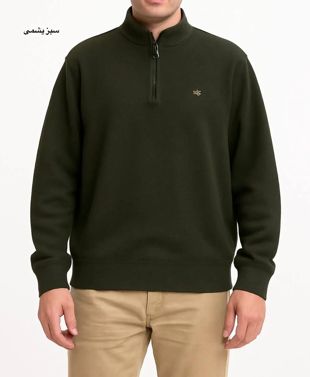 پلیور دورس مردانه جلو زیپ پیمان 1